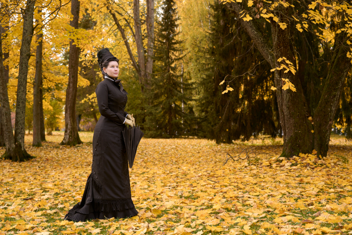 1870s day dress
