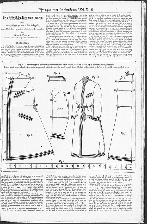 dressing gown pattern 1876