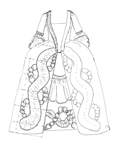 robe a la
        francaise sketch