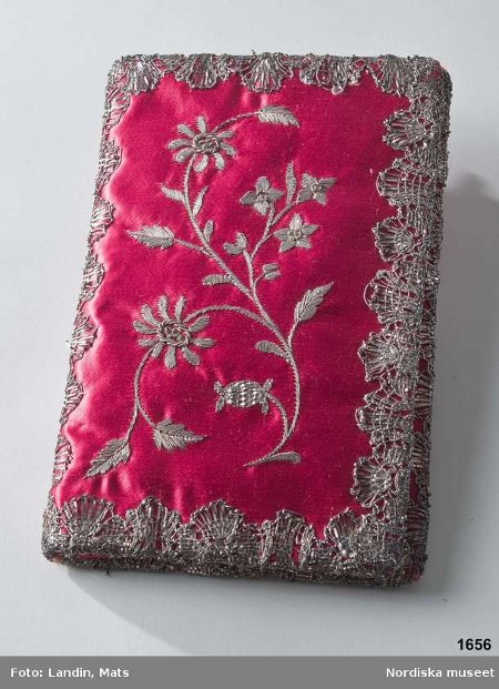 18th century
          pocketbook, Nordiska Museet