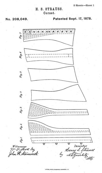 Strauss corset
          pattern