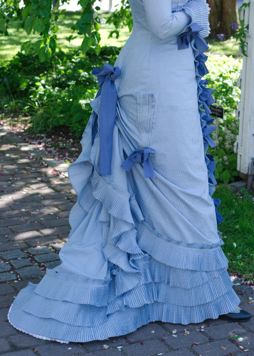 1870s polonaise
        day dress