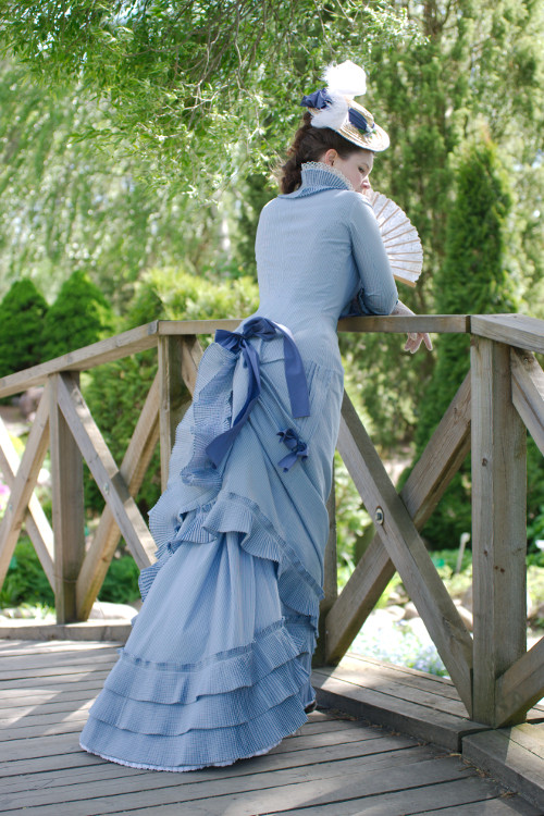 1870s polonaise
            day dress